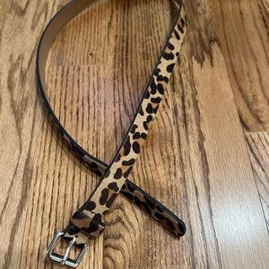 Animal print belt